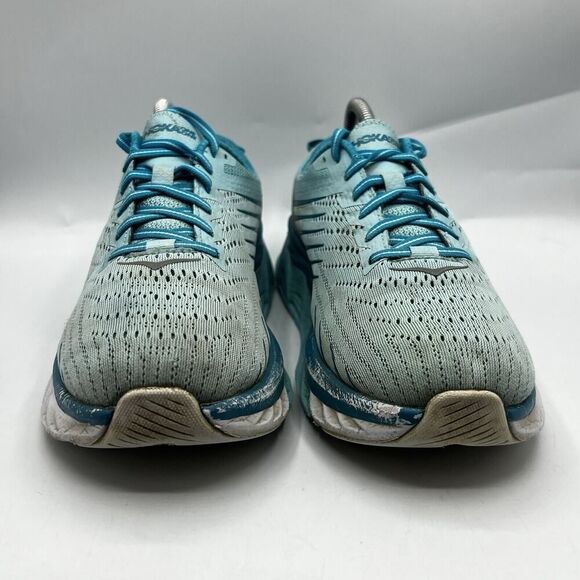 Hoka One One Arahi 4 Womens Size 9.5 Blue Running Shoes Sneakers 1106474 ASCS - Picture 2 of 12